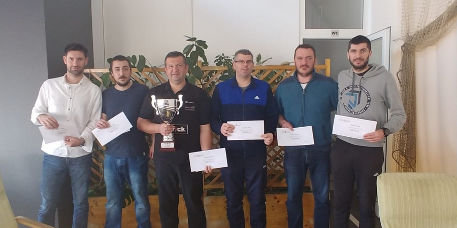 Vladimir Lešić osvojio je Darts point ligu u Splitu 2018/19