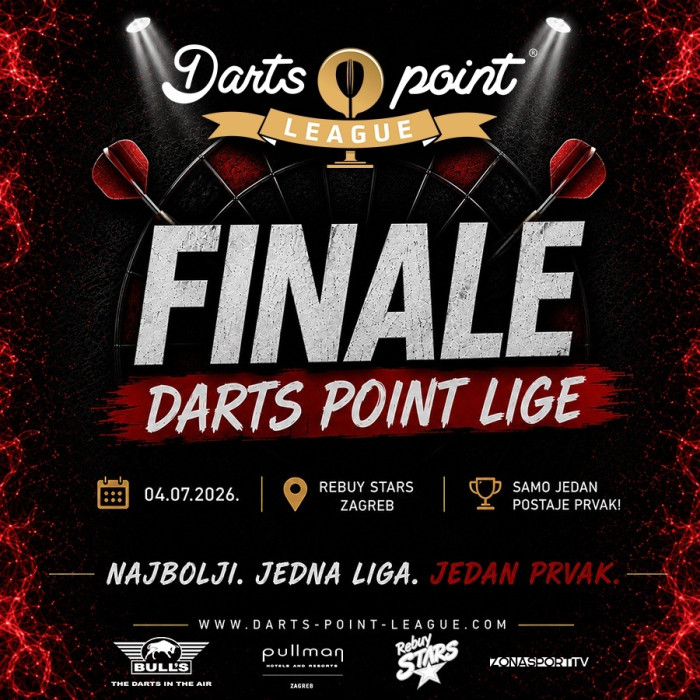 NAJAVA FINALNOG TURNIRA – DARTS POINT BULL'S REGIONALNA LIGA 2026